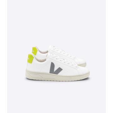 White/Green Men's Veja URCA CWL Shoes | AU 275BEX